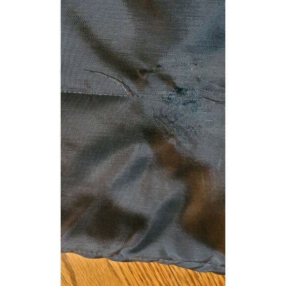 Coveralls VTG 60s mod Snow Ski Suit nylon Stripe jacket coat L XL Teen MOD Unise - Picture 12 of 12